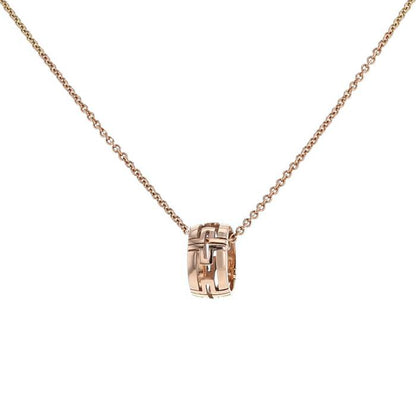 [⭐Hyrra Jewelry]PARENTESI NECKLACE PINK GOLD