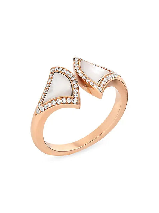 [⭐Hyrra Jewelry]DREAM MOP DIAMOND OPEN RING