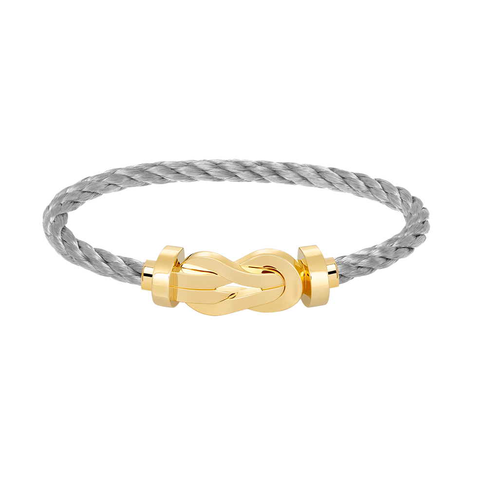 [⭐Hyrra Jewelry]CHANCE LARGE 8 FIGURE BUCKLE NO DIAMOND BRACELET GOLD