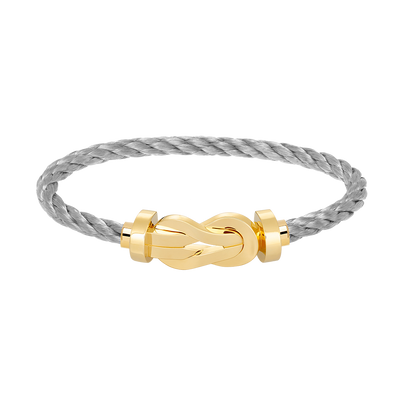 [⭐Hyrra Jewelry]CHANCE LARGE 8 FIGURE BUCKLE NO DIAMOND BRACELET GOLD