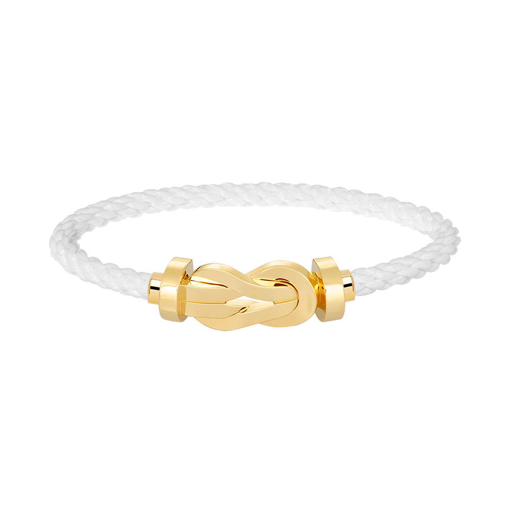 [⭐Hyrra Jewelry]CHANCE LARGE 8 FIGURE BUCKLE NO DIAMOND BRACELET GOLD