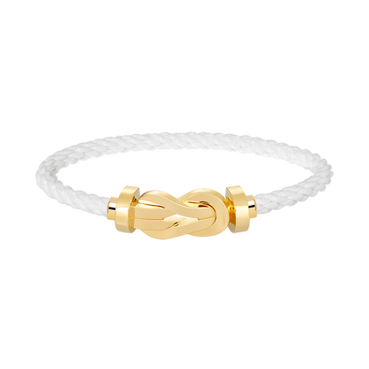 [⭐Hyrra Jewelry]CHANCE LARGE 8 FIGURE BUCKLE NO DIAMOND BRACELET GOLD