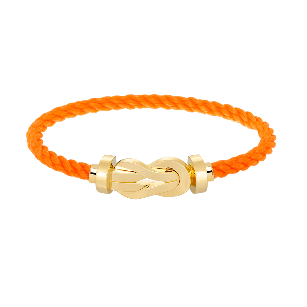 [⭐Hyrra Jewelry]CHANCE LARGE 8 FIGURE BUCKLE NO DIAMOND BRACELET GOLD