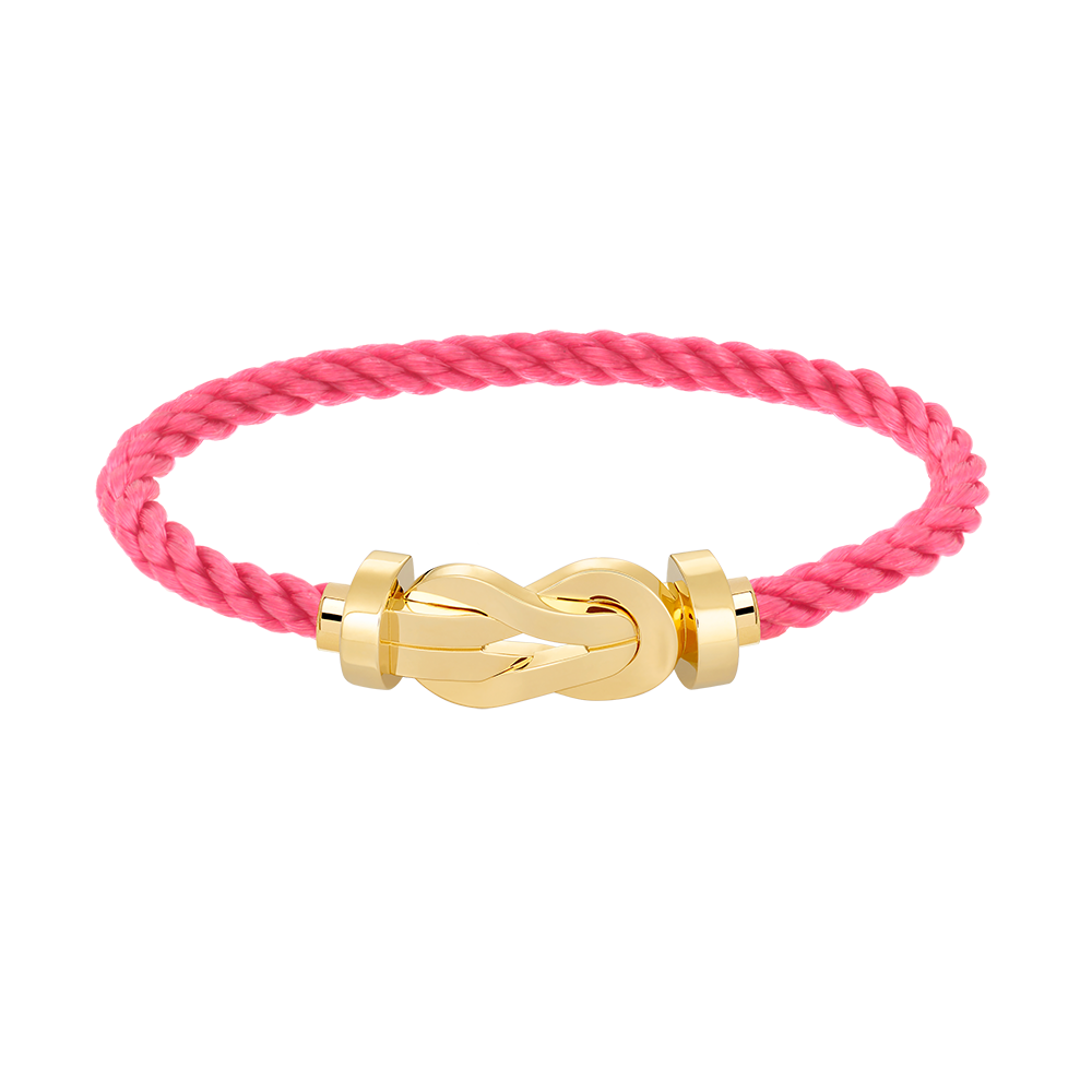[⭐Hyrra Jewelry]CHANCE LARGE 8 FIGURE BUCKLE NO DIAMOND BRACELET GOLD