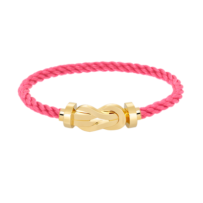 [⭐Hyrra Jewelry]CHANCE LARGE 8 FIGURE BUCKLE NO DIAMOND BRACELET GOLD