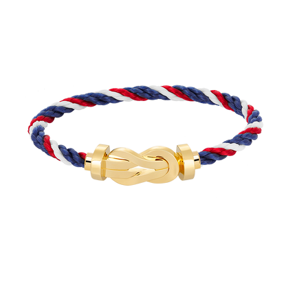 [⭐Hyrra Jewelry]CHANCE LARGE 8 FIGURE BUCKLE NO DIAMOND BRACELET GOLD