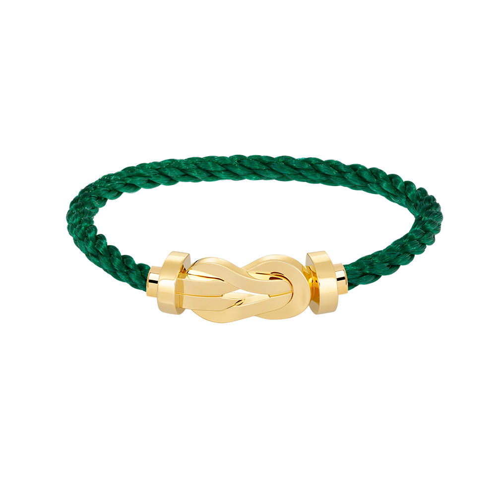 [⭐Hyrra Jewelry]CHANCE LARGE 8 FIGURE BUCKLE NO DIAMOND BRACELET GOLD