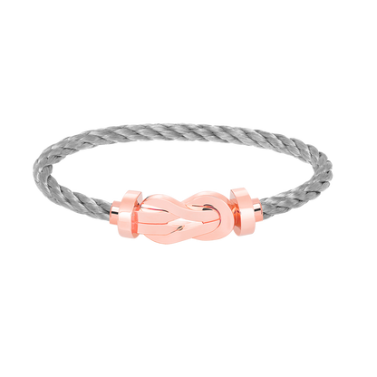 [⭐Hyrra Jewelry]CHANCE LARGE 8 FIGURE BUCKLE NO DIAMOND BRACELET ROSE GOLD