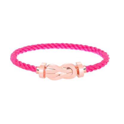 [⭐Hyrra Jewelry]CHANCE LARGE 8 FIGURE BUCKLE NO DIAMOND BRACELET ROSE GOLD