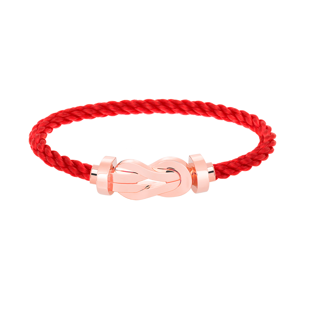 [⭐Hyrra Jewelry]CHANCE LARGE 8 FIGURE BUCKLE NO DIAMOND BRACELET ROSE GOLD