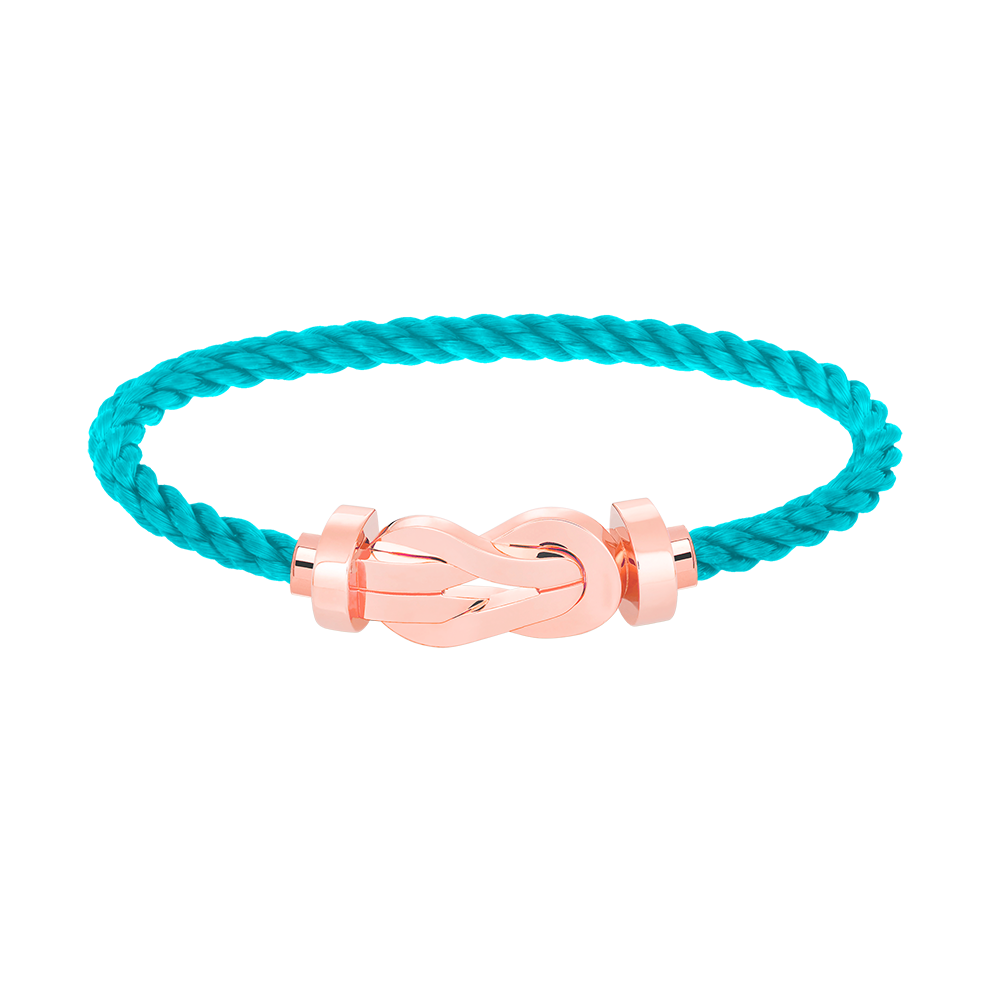[⭐Hyrra Jewelry]CHANCE LARGE 8 FIGURE BUCKLE NO DIAMOND BRACELET ROSE GOLD