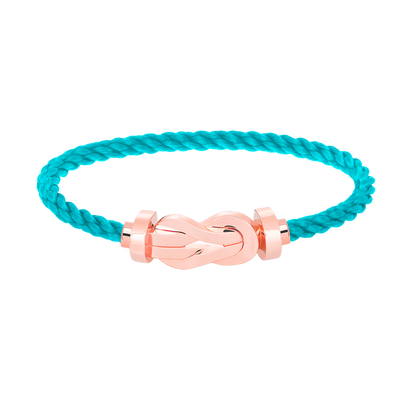 [⭐Hyrra Jewelry]CHANCE LARGE 8 FIGURE BUCKLE NO DIAMOND BRACELET ROSE GOLD