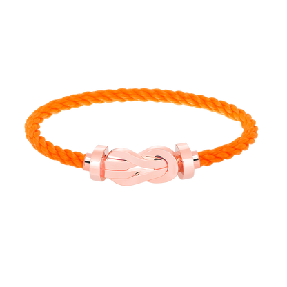 [⭐Hyrra Jewelry]CHANCE LARGE 8 FIGURE BUCKLE NO DIAMOND BRACELET ROSE GOLD