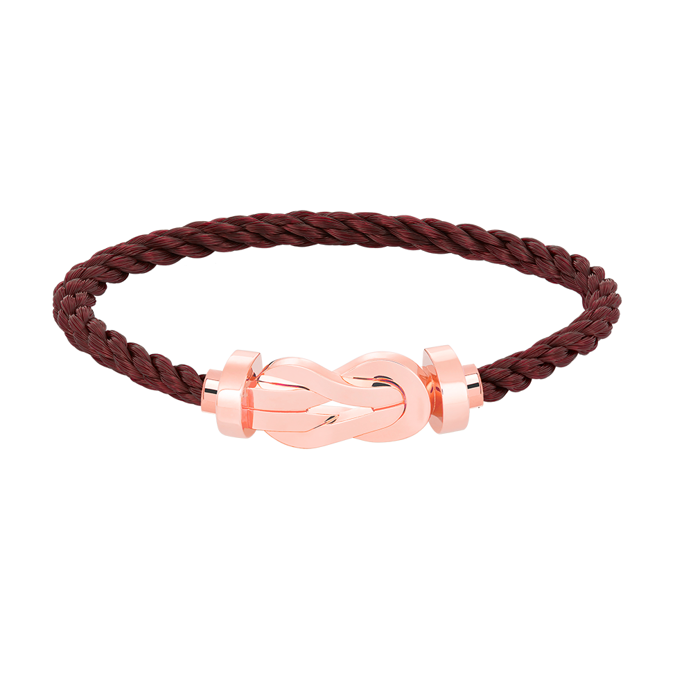 [⭐Hyrra Jewelry]CHANCE LARGE 8 FIGURE BUCKLE NO DIAMOND BRACELET ROSE GOLD