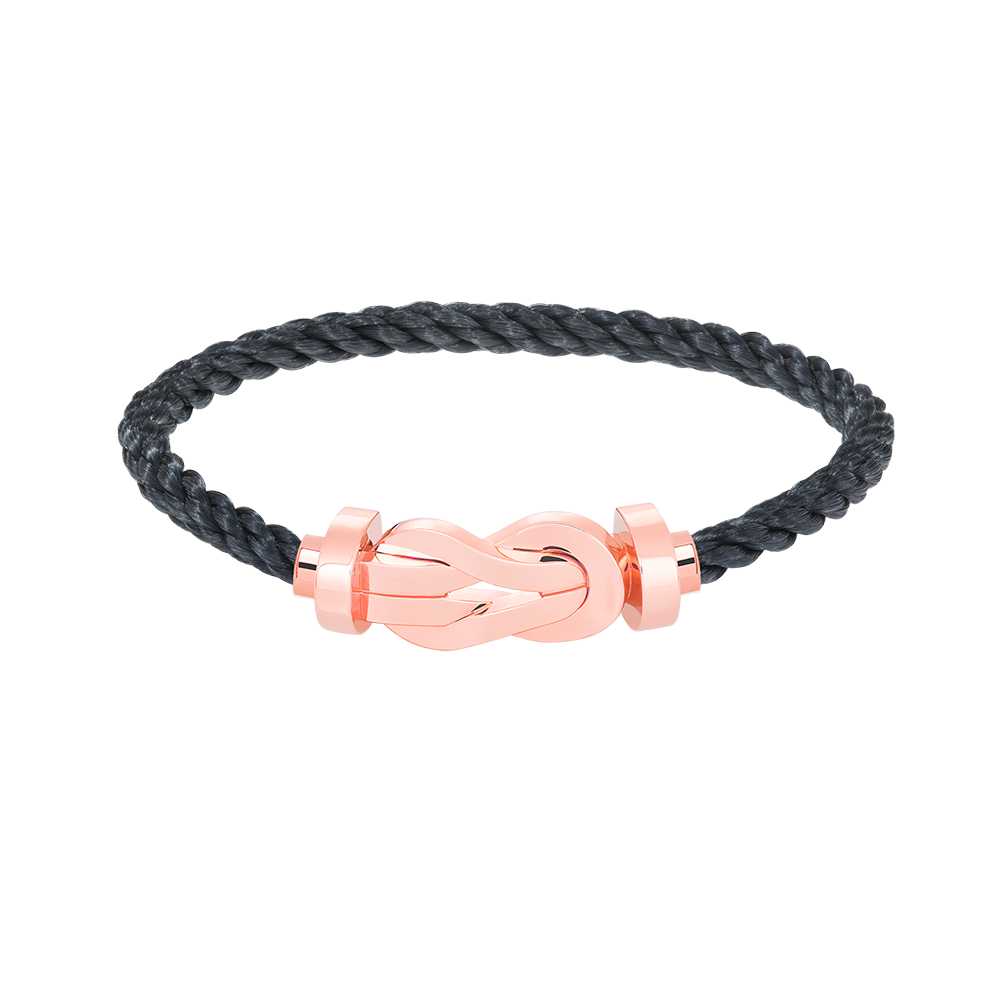 [⭐Hyrra Jewelry]CHANCE LARGE 8 FIGURE BUCKLE NO DIAMOND BRACELET ROSE GOLD