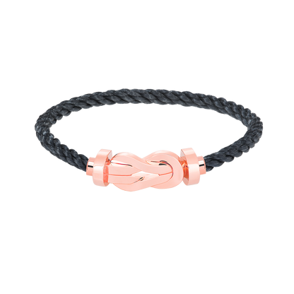 [⭐Hyrra Jewelry]CHANCE LARGE 8 FIGURE BUCKLE NO DIAMOND BRACELET ROSE GOLD