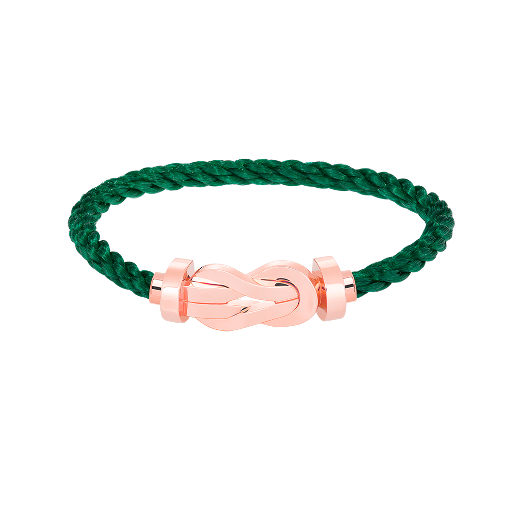 [⭐Hyrra Jewelry]CHANCE LARGE 8 FIGURE BUCKLE NO DIAMOND BRACELET ROSE GOLD
