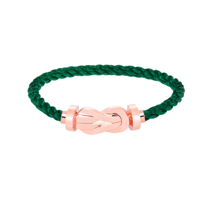 [⭐Hyrra Jewelry]CHANCE LARGE 8 FIGURE BUCKLE NO DIAMOND BRACELET ROSE GOLD