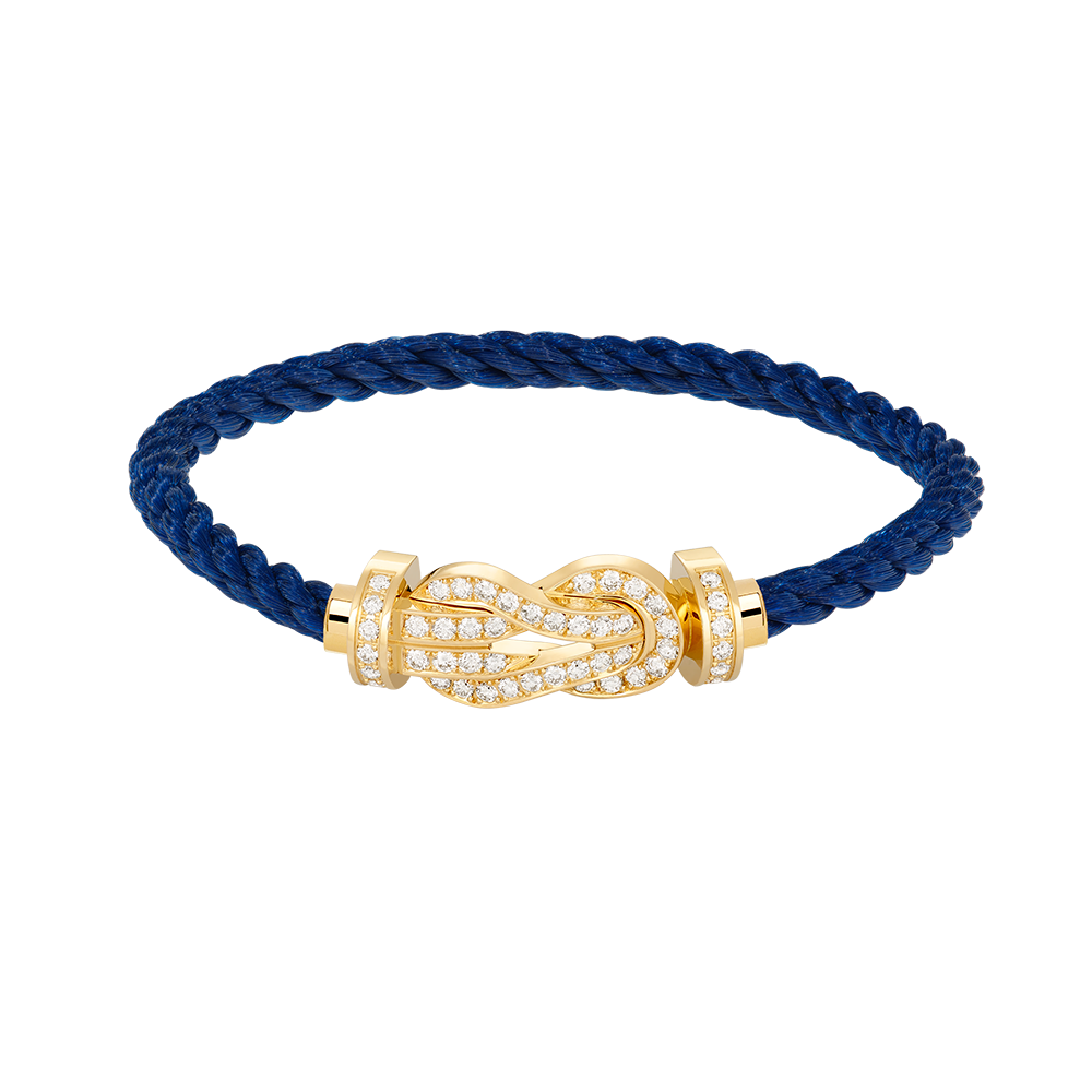 [⭐Hyrra Jewelry]CHANCE LARGE 8 FIGURE BUCKLE FULLDIAMOND BRACELET GOLD