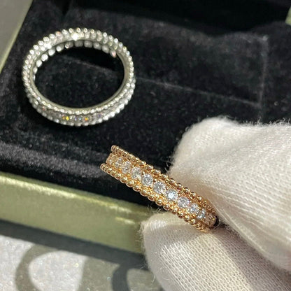 [⭐Hyrra Jewelry]PERLEE DIAMOND ROSE GOLD RING