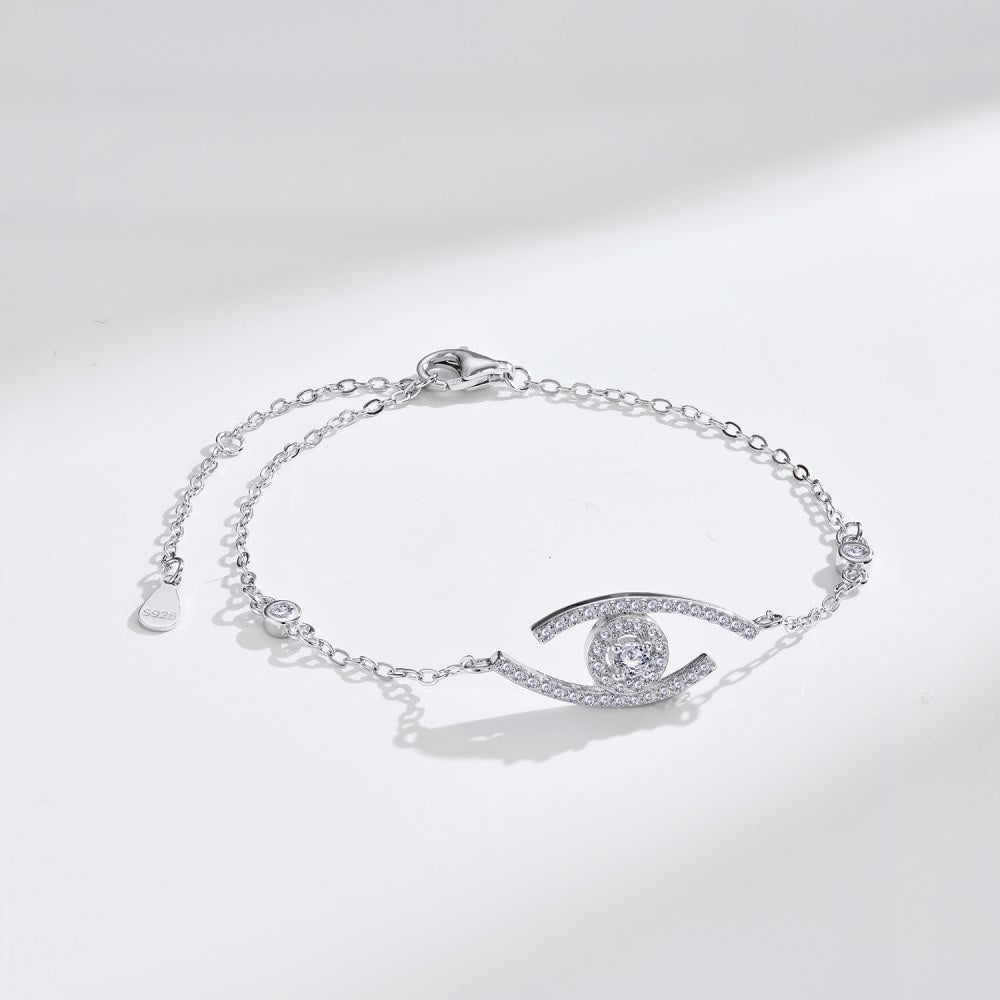 [⭐Hyrra Jewelry]Demo Eye Pave-Set Diamond Bracelet