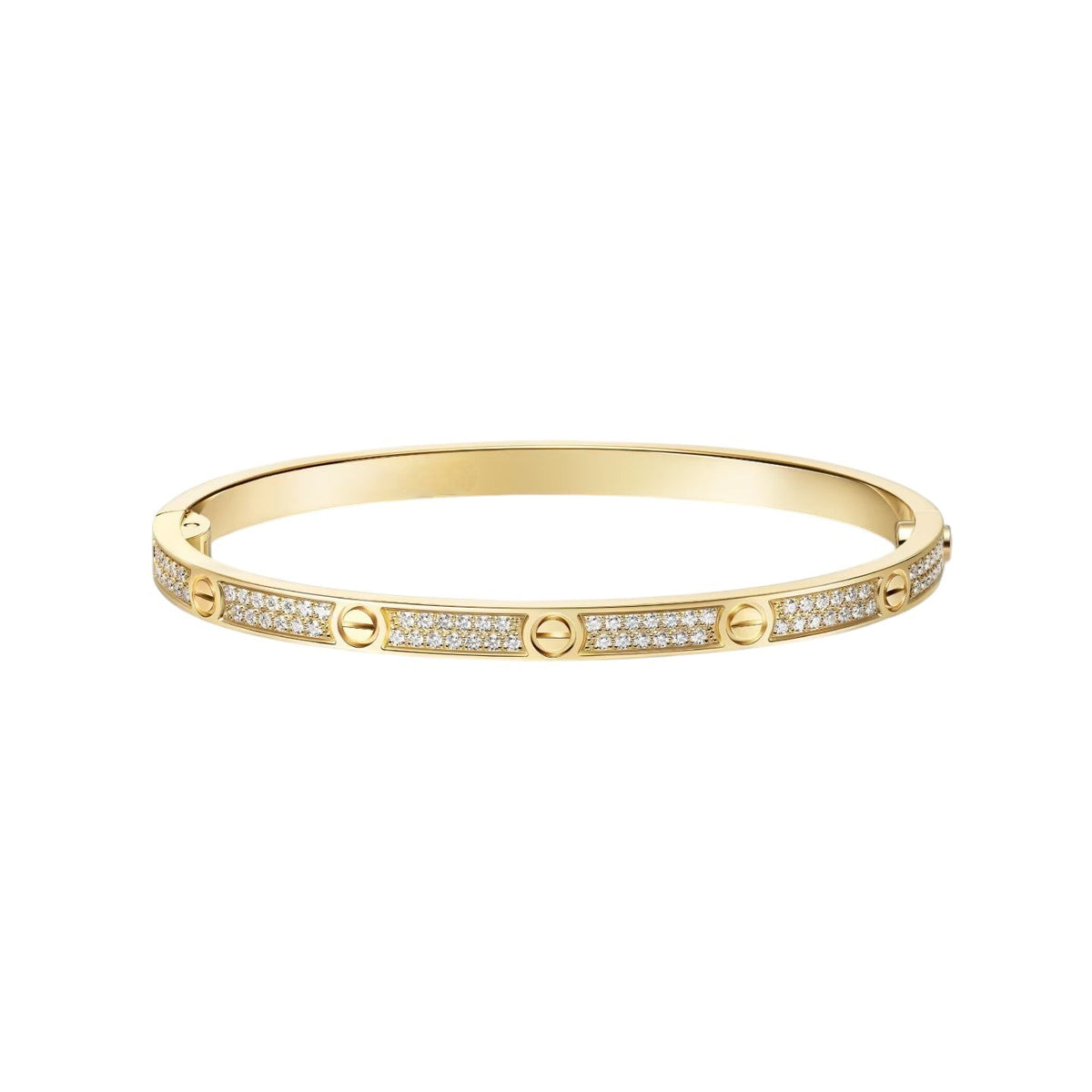 [⭐Hyrra Jewelry]LOVE BRACELET 3.65MM DIAMOND-PAVED