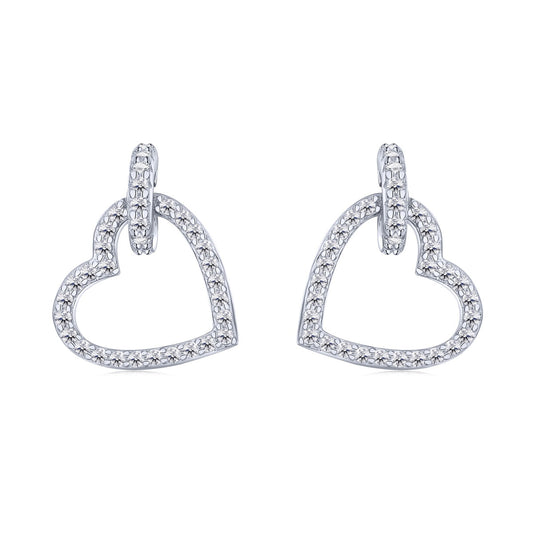 [Hyrra Jewelry]Dainty Heart Shape Earrings