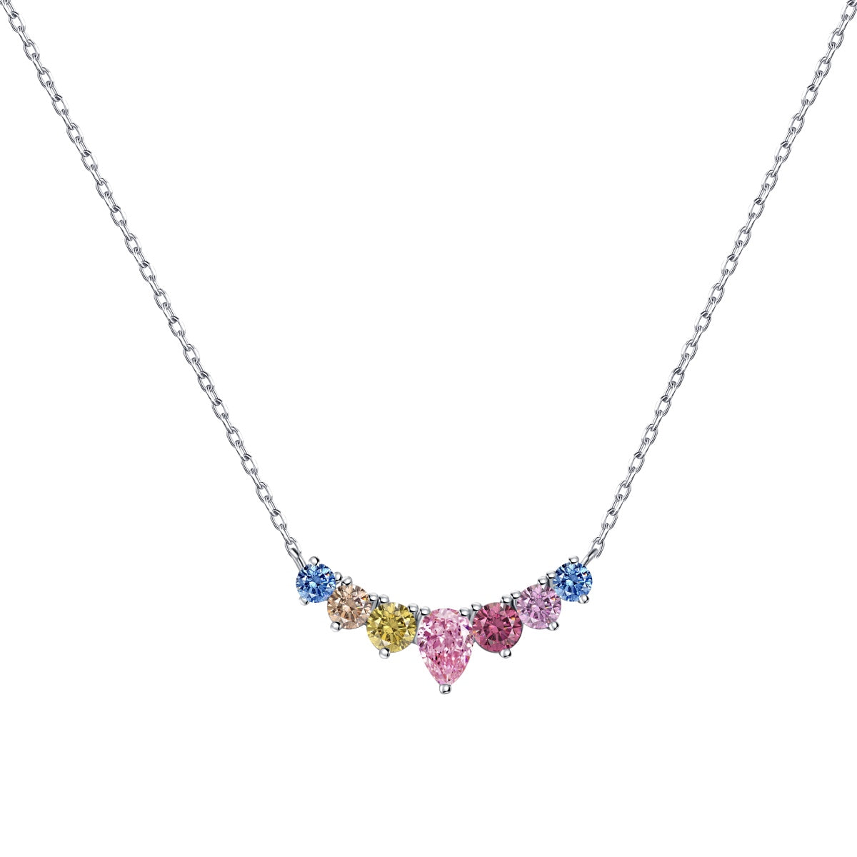 [Hyrra Jewelry]Dainty Colorful Heart Necklace