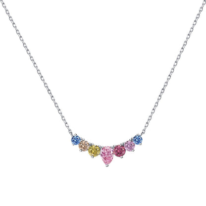 [Hyrra Jewelry]Dainty Colorful Heart Necklace