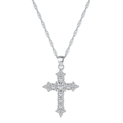 [Hyrra Jewelry]Delicate Cross Shape Necklace