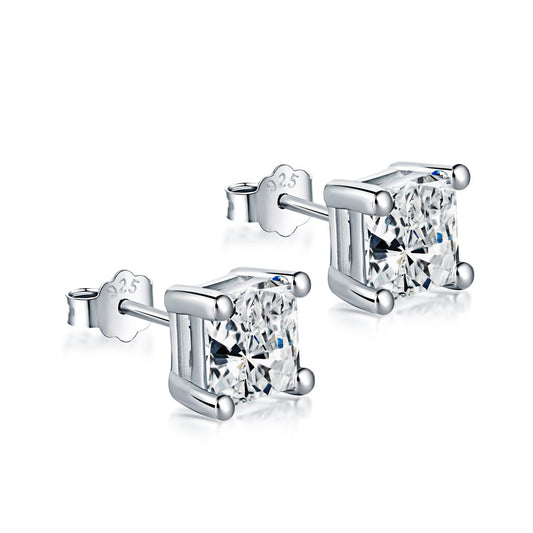 [Hyrra Jewelry]Delicate Square Shape Earrings