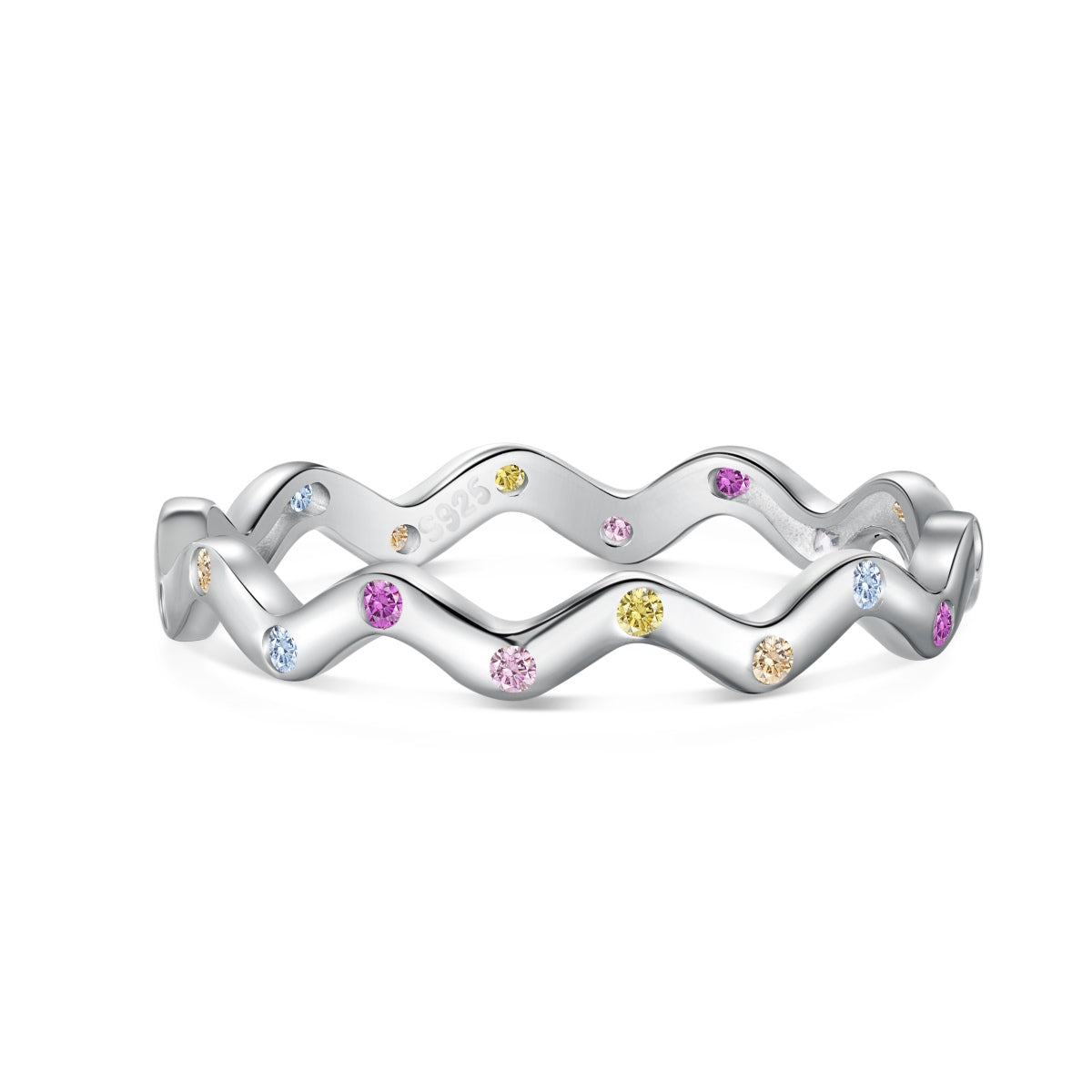 [Hyrra Jewelry]Ornate Vibrant Round Cut Daily Ring