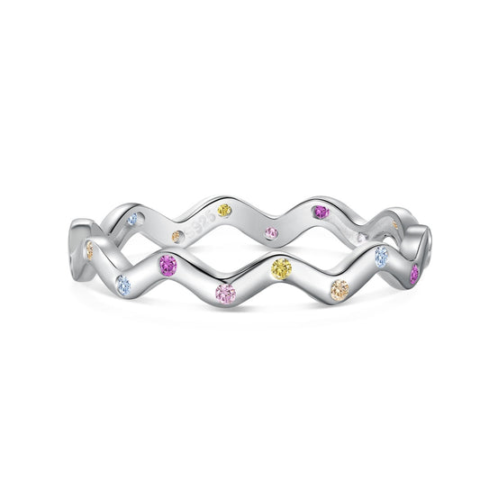 [Hyrra Jewelry]Ornate Vibrant Round Cut Daily Ring