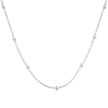 [Hyrra Jewelry]Small Bead Clavicle Chain Simple Necklace