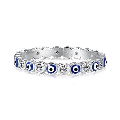 [Hyrra Jewelry]Sparkling Vibrant Round Shape Daily Ring
