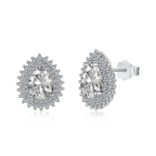 [Hyrra Jewelry]Delicate Gorgeous Pear Cut Daily Earrings