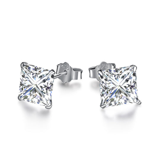 [Hyrra Jewelry]Ornate Square Shape Earrings
