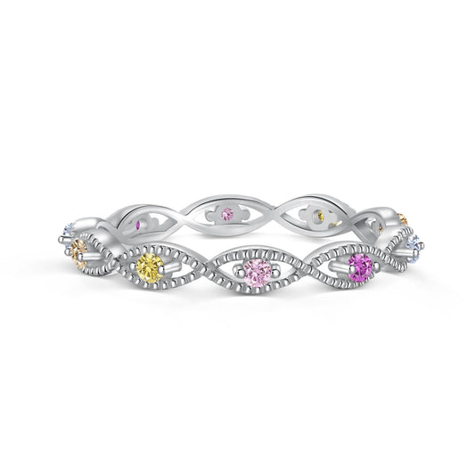[Hyrra Jewelry]Elegant Energetic Round Cut Daily Ring