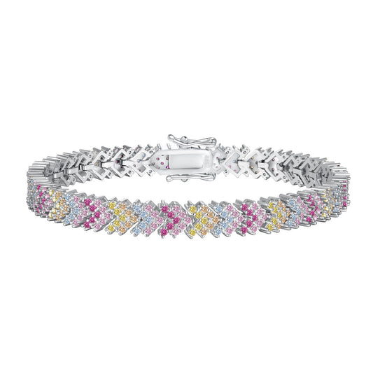 [Hyrra Jewelry]Ornate Sparkling Round Cut Party Bracelet