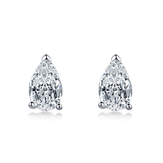 [Hyrra Jewelry]Ornate Water Drop Shape Earrings