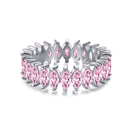 [Hyrra Jewelry]Gorgeous Marquise Cut Tennis Ring