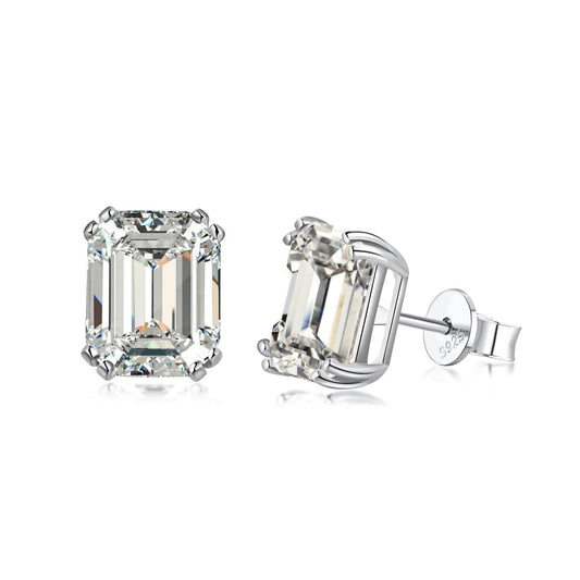 [Hyrra Jewelry]Dazzling Square Shape Earrings