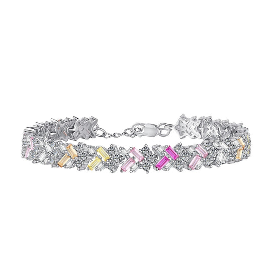 [Hyrra Jewelry]Dazzling Unique Multi Shape Daily Bracelet