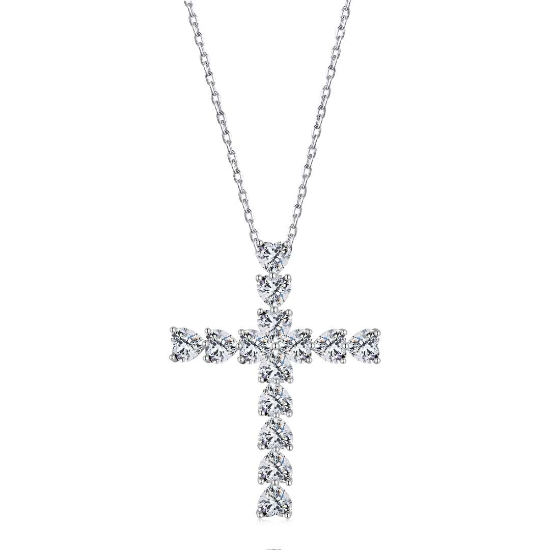 [Hyrra Jewelry]Radiant Cross Shape Necklace