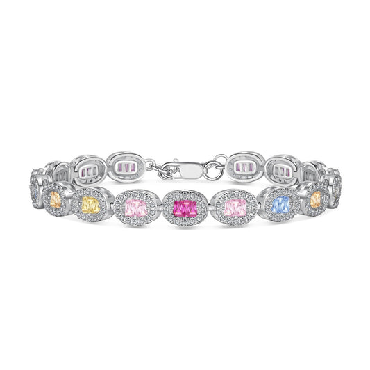 [Hyrra Jewelry]Exquisite Ornate Emerald Cut Daily Bracelet