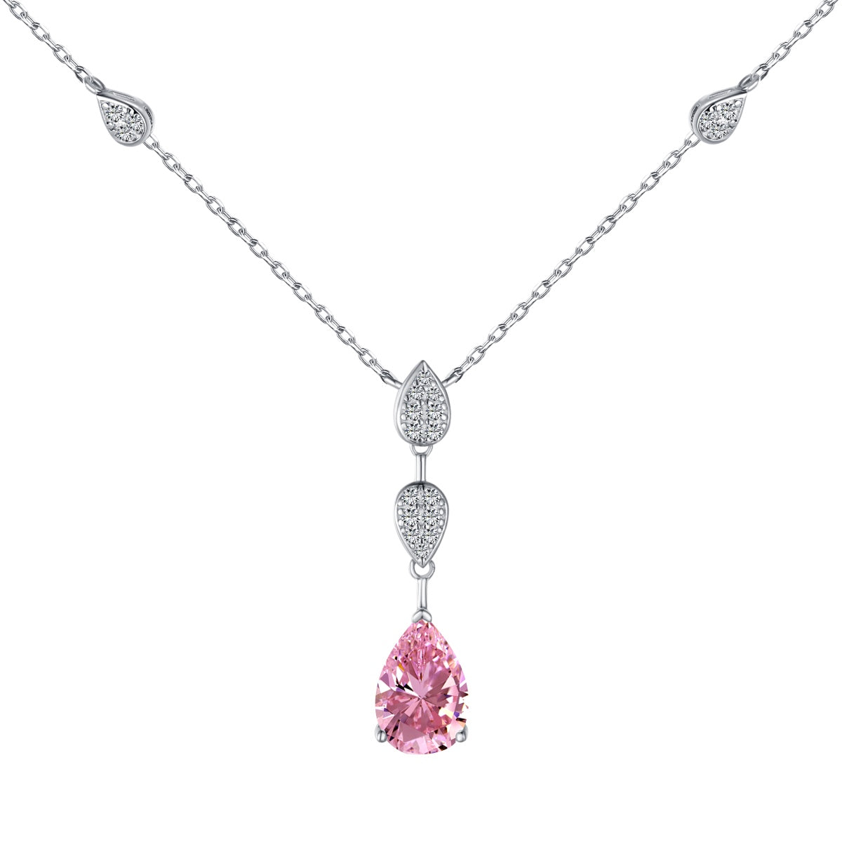 [Hyrra Jewelry]Dazzling Pear Cut Necklace