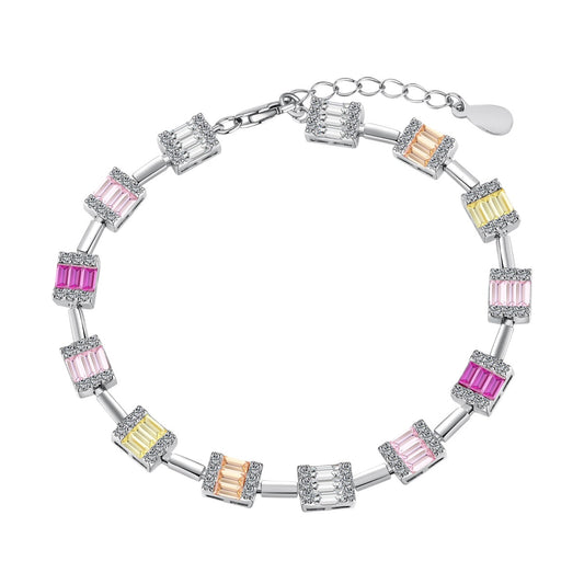 [Hyrra Jewelry]Dainty Charming Emerald Cut Daily Bracelet