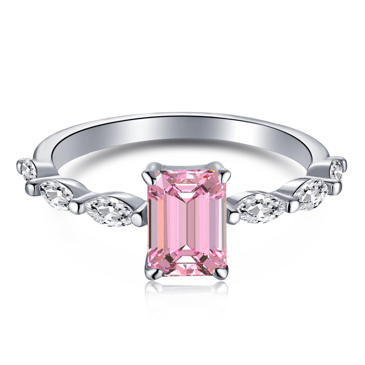 [Hyrra Jewelry]1.0 Carat Dainty Resplendent Radiant Cut Daily Ring