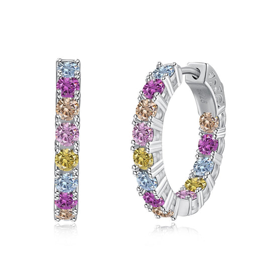 [Hyrra Jewelry]Unique Round Cut Daily Earrings