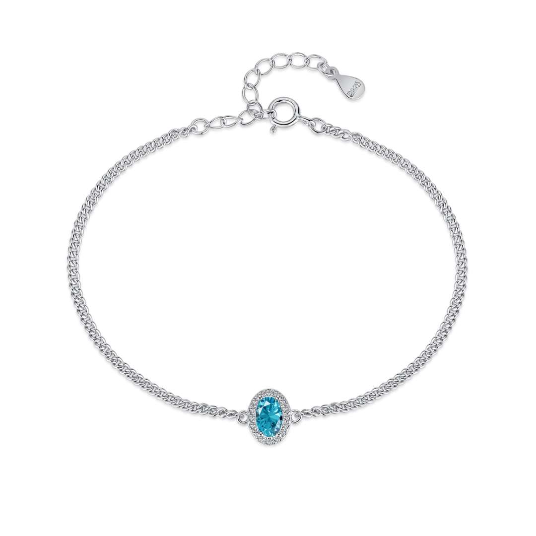 [Hyrra Jewelry]Exquisite Oval Shape Bracelet